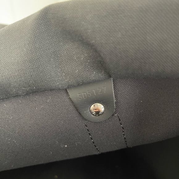 100% Authentic Louis Vuitton Keepall Bandouliere 55 Monogram Eclipse - Picture 6 of 14